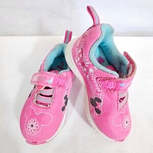 Josmo Minnie Mouse Pink Sneakers Little Girl's Size 6